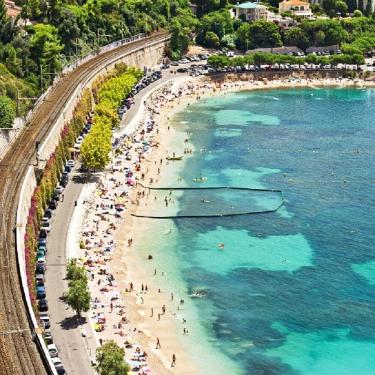 Cross-border train in Italy