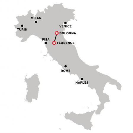 Train from Florence to Bologna