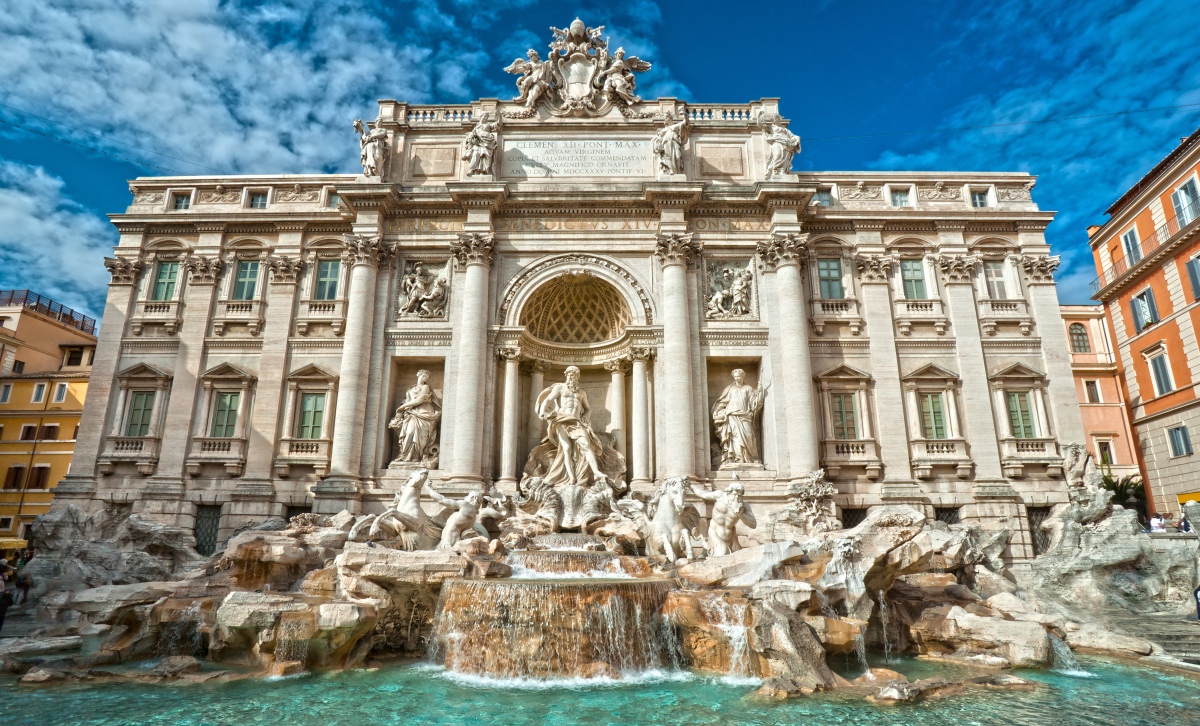 Trevi fountain, Rome.